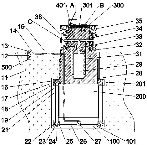 Crossroad pedestrian protection device