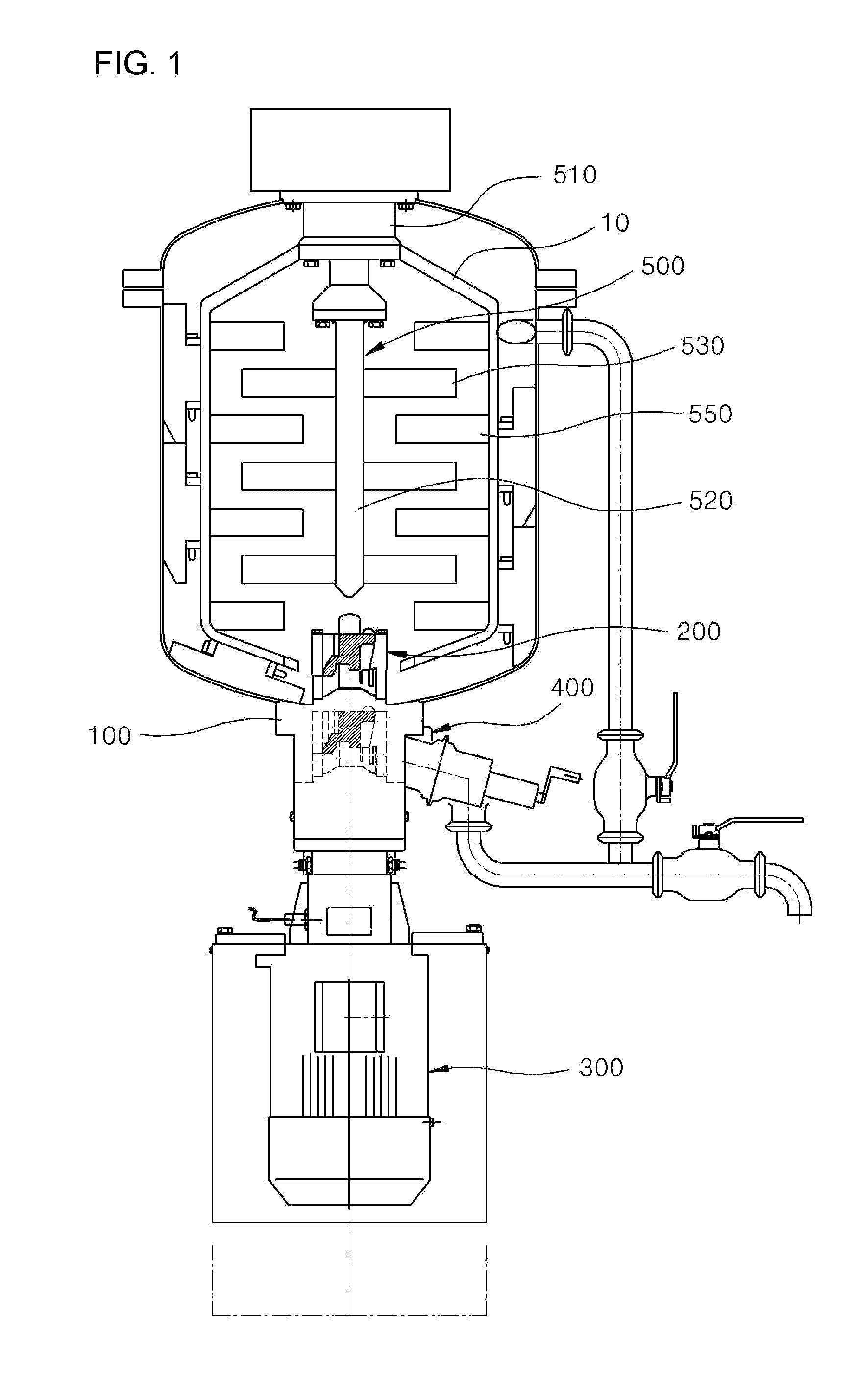 Homogenizing mixer