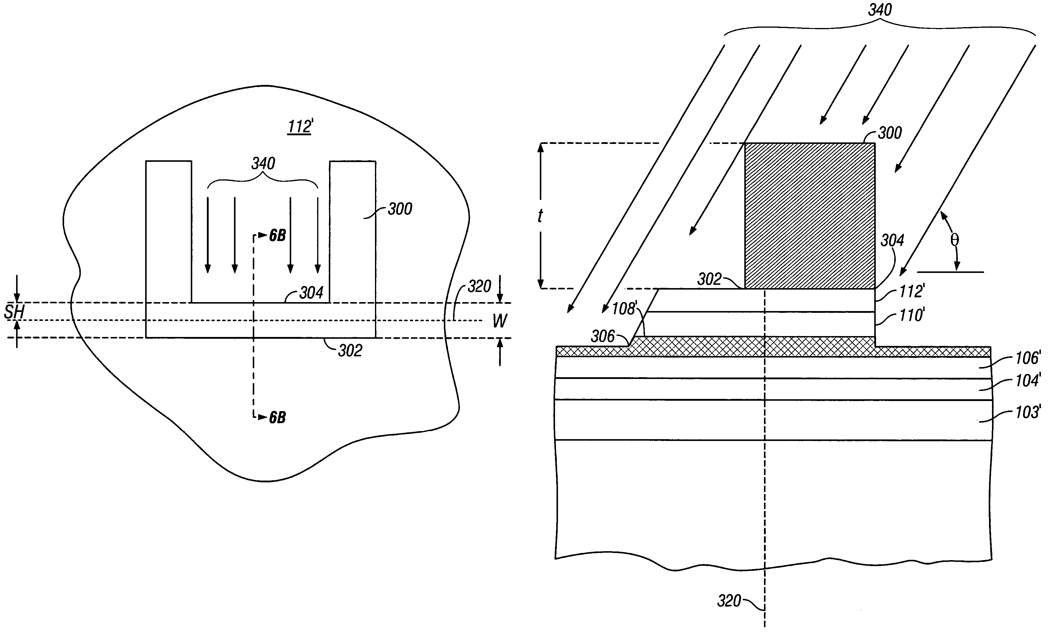 Method for making a magnetoresistive read head having a pinned layer width greater than the free layer stripe height