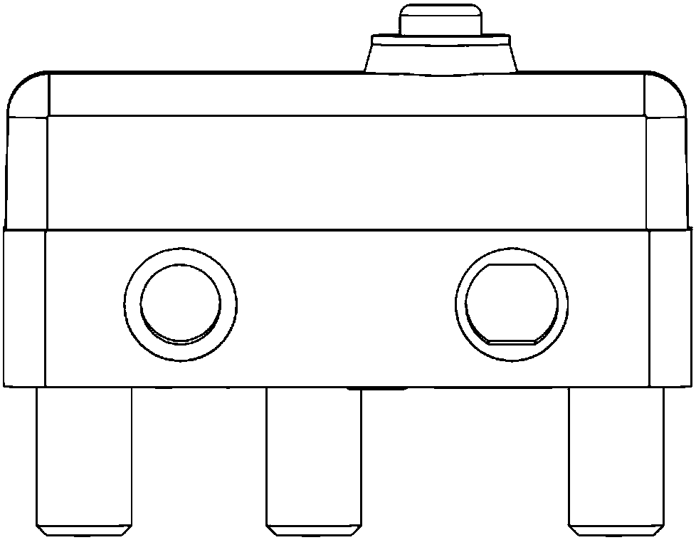 Micro switch with forced separation mechanism