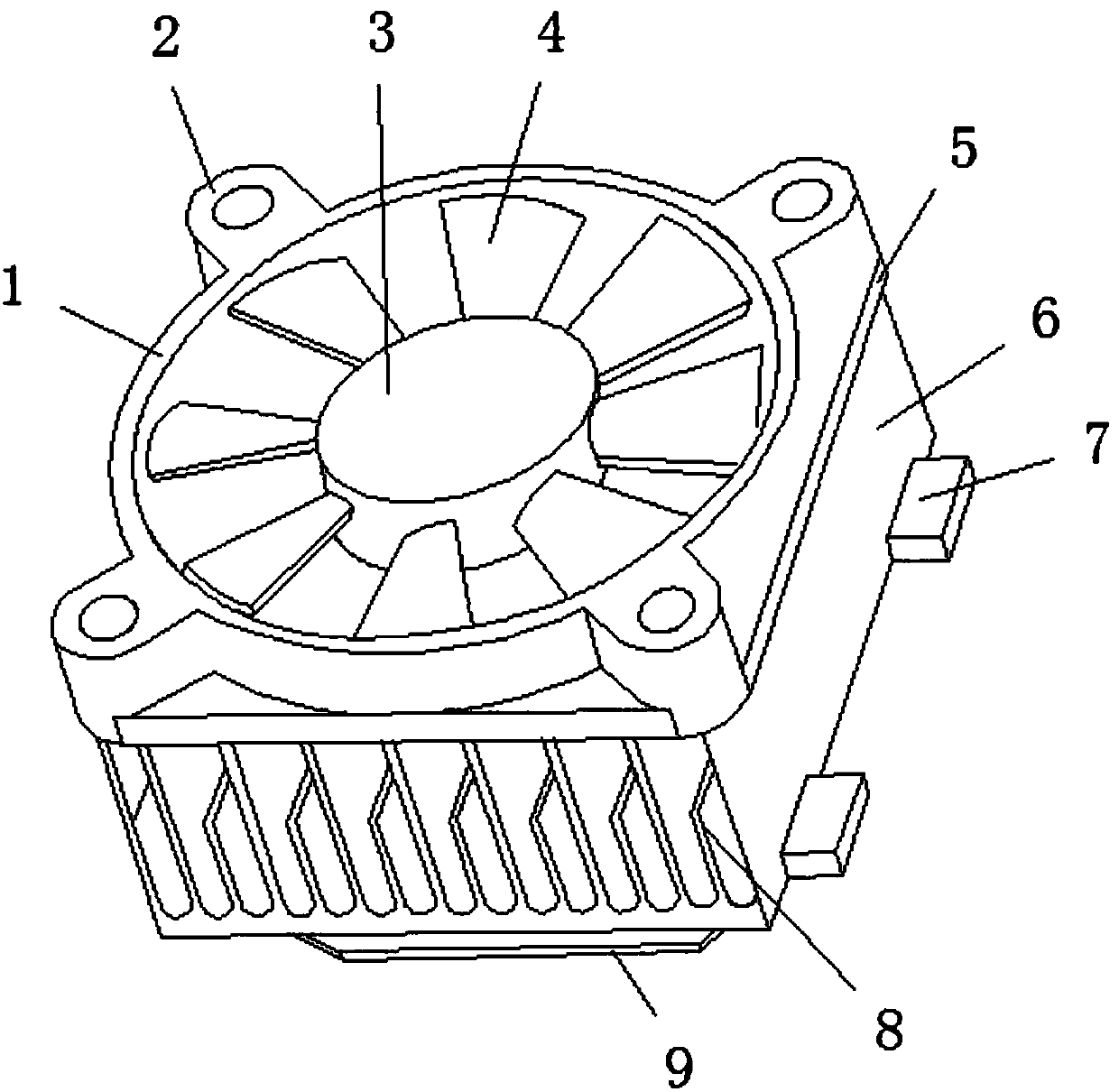 Novel computer radiator