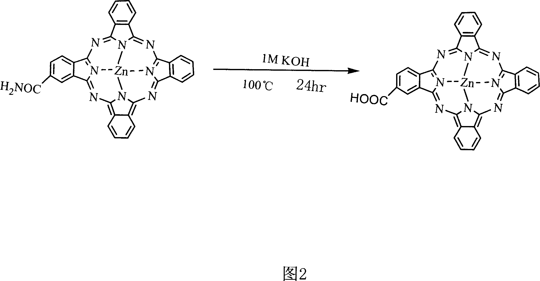 Low-toxic and broad-spectrum phthalocyanine bactericide, its production and use