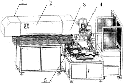 Automatic feeding and discharge machine of stirrup butt welding manipulator