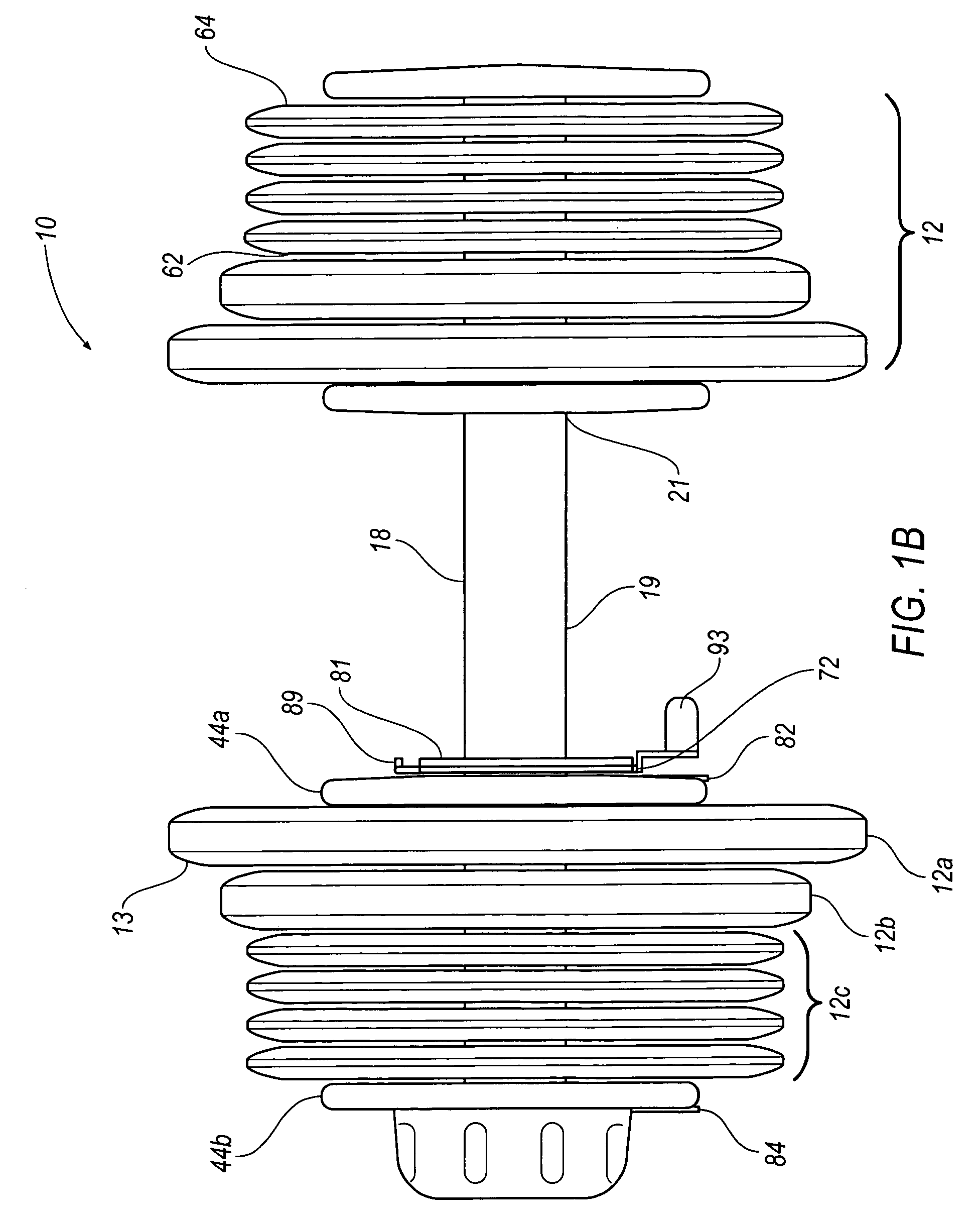 Weight-training apparatus having selectable weight plates