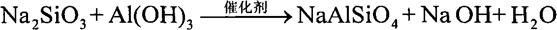 Method for synthesizing sodium alumino silicate crystal with jade property