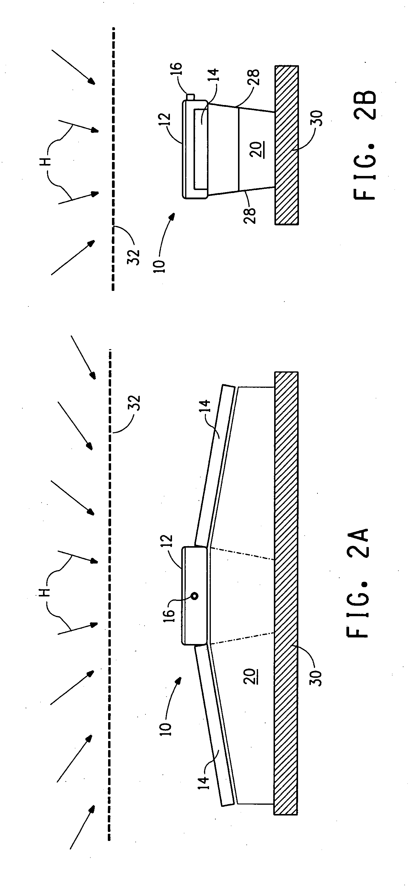 Article wrapped in a protective film