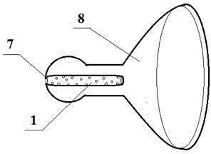 Children choke-preventing nursing bottle