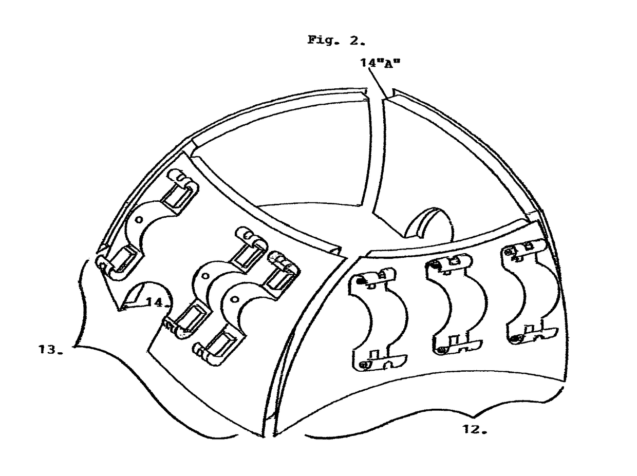 Double liner impact shield football helmet