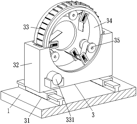 A winding processing machine for thermal insulation belt of oil transportation pipeline