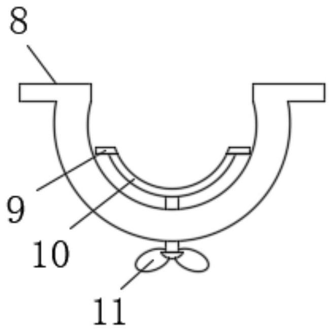 Mine tunnel with good ventilation performance