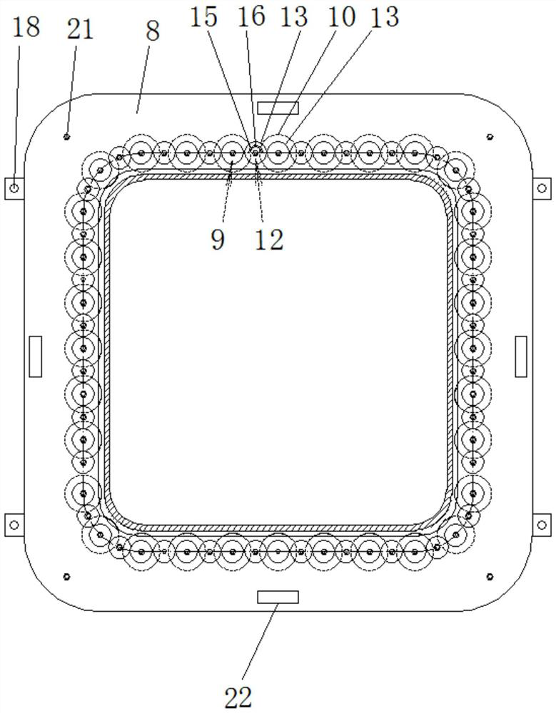 A method for manufacturing a chimney for a ship's closed desulfurization device