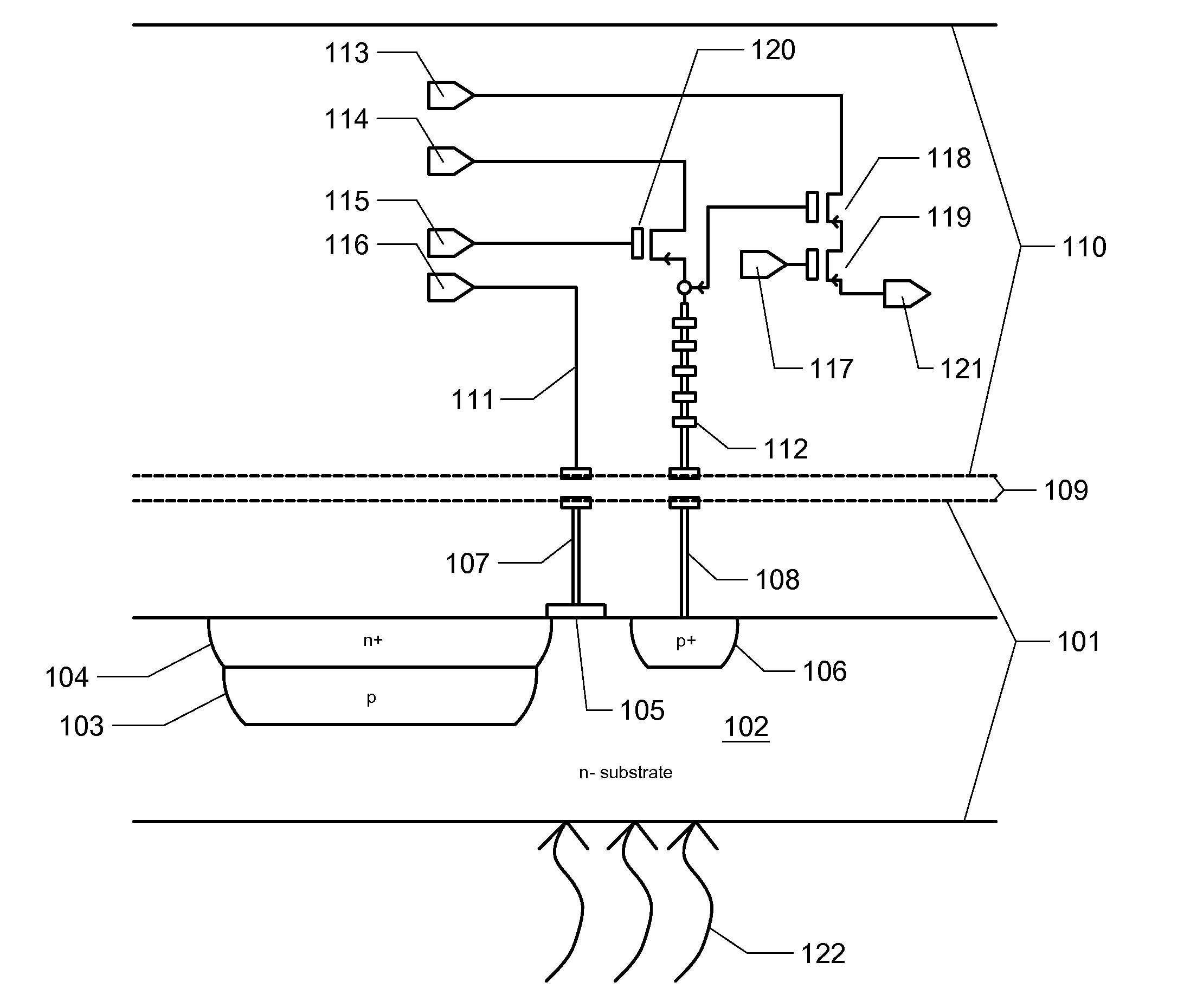 Elemental Stacked Image Sensor