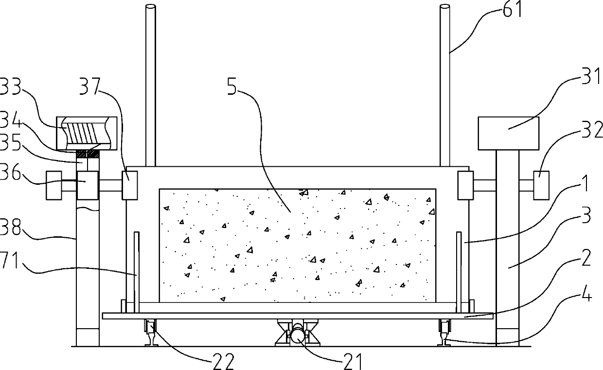 Prefabrication assembly type box culvert prefabrication turnover device and installation method