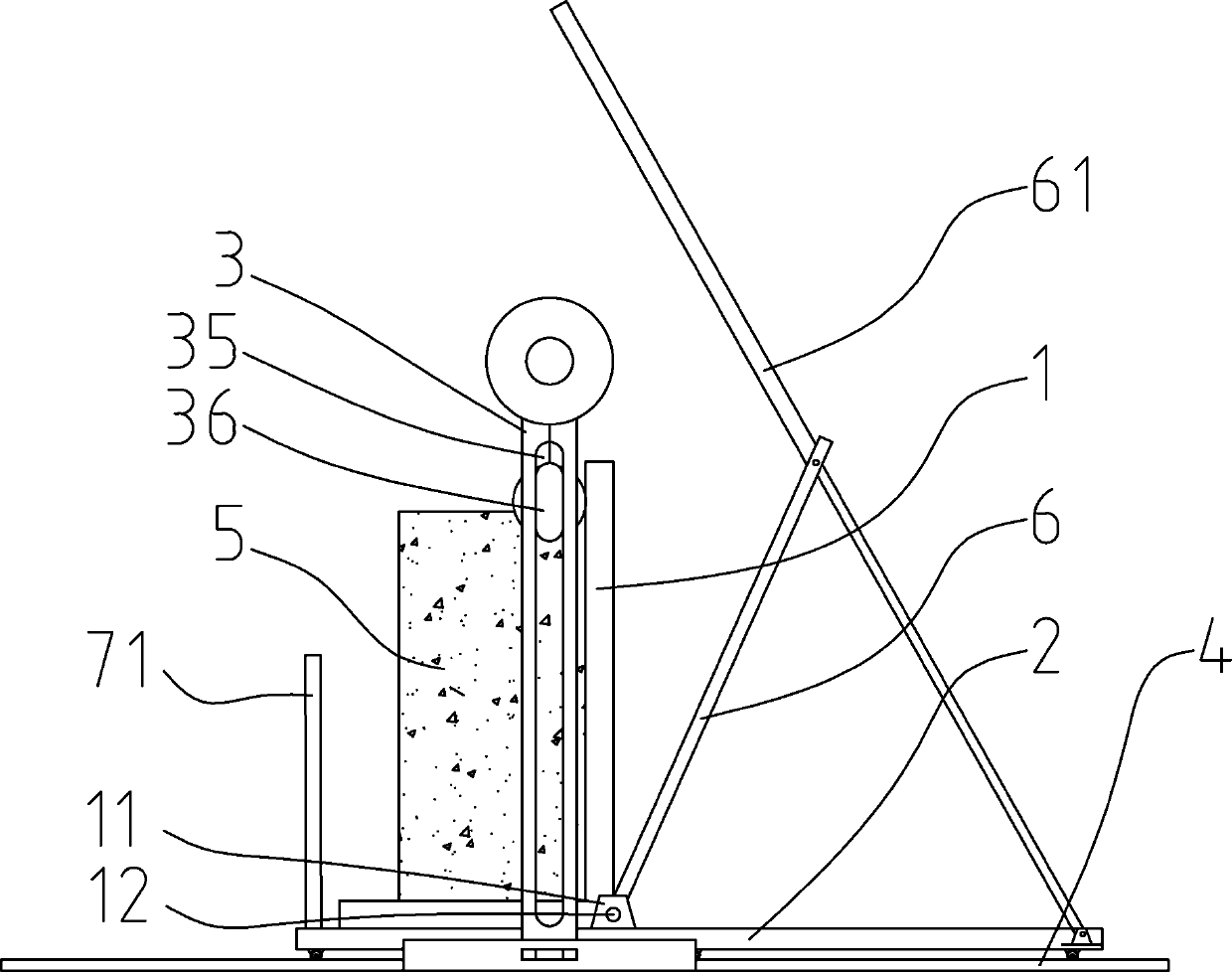 Prefabrication assembly type box culvert prefabrication turnover device and installation method