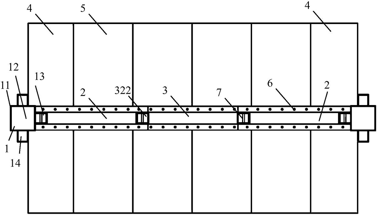 Fully assembled steel pipe concrete frame composite shear wall structure