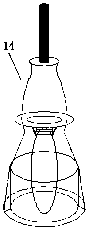 Squid fishing method using principle of phototaxis of marine organisms