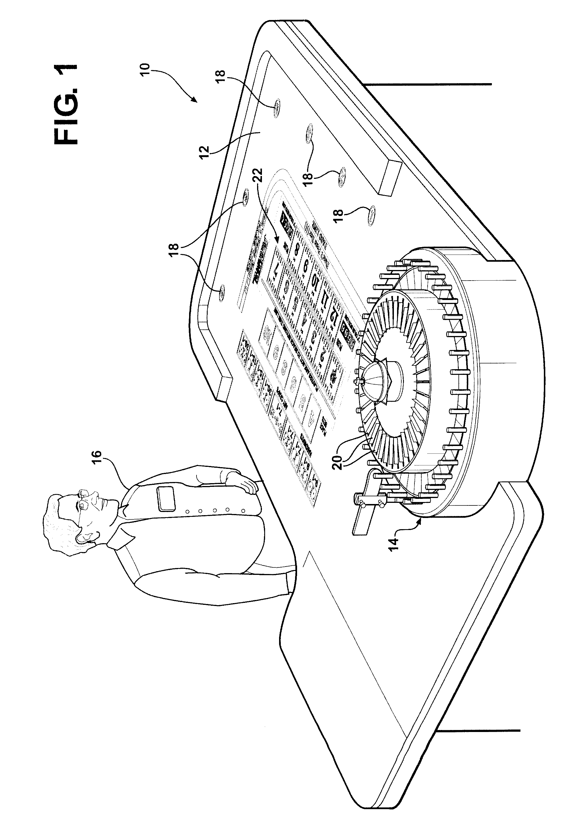 Method for playing a game similar to craps