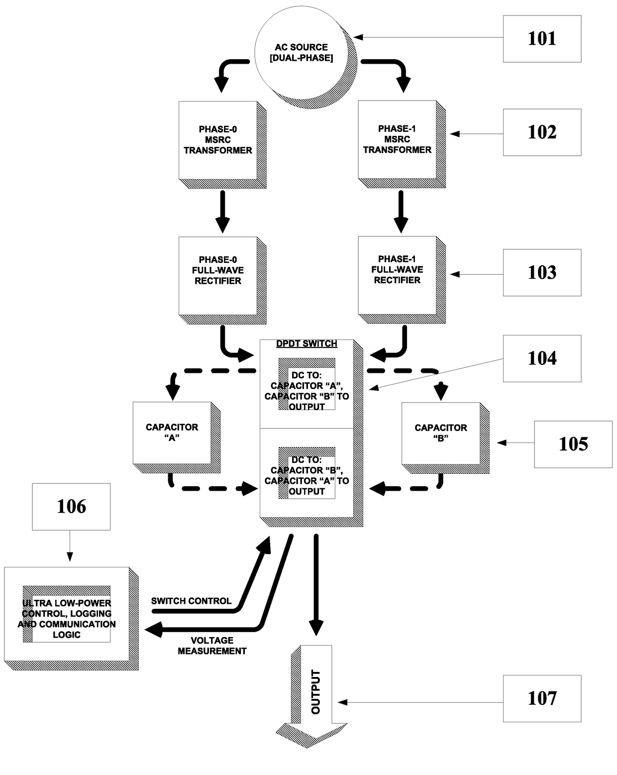 Split-phase high-efficiency reactive enhanced active transducer