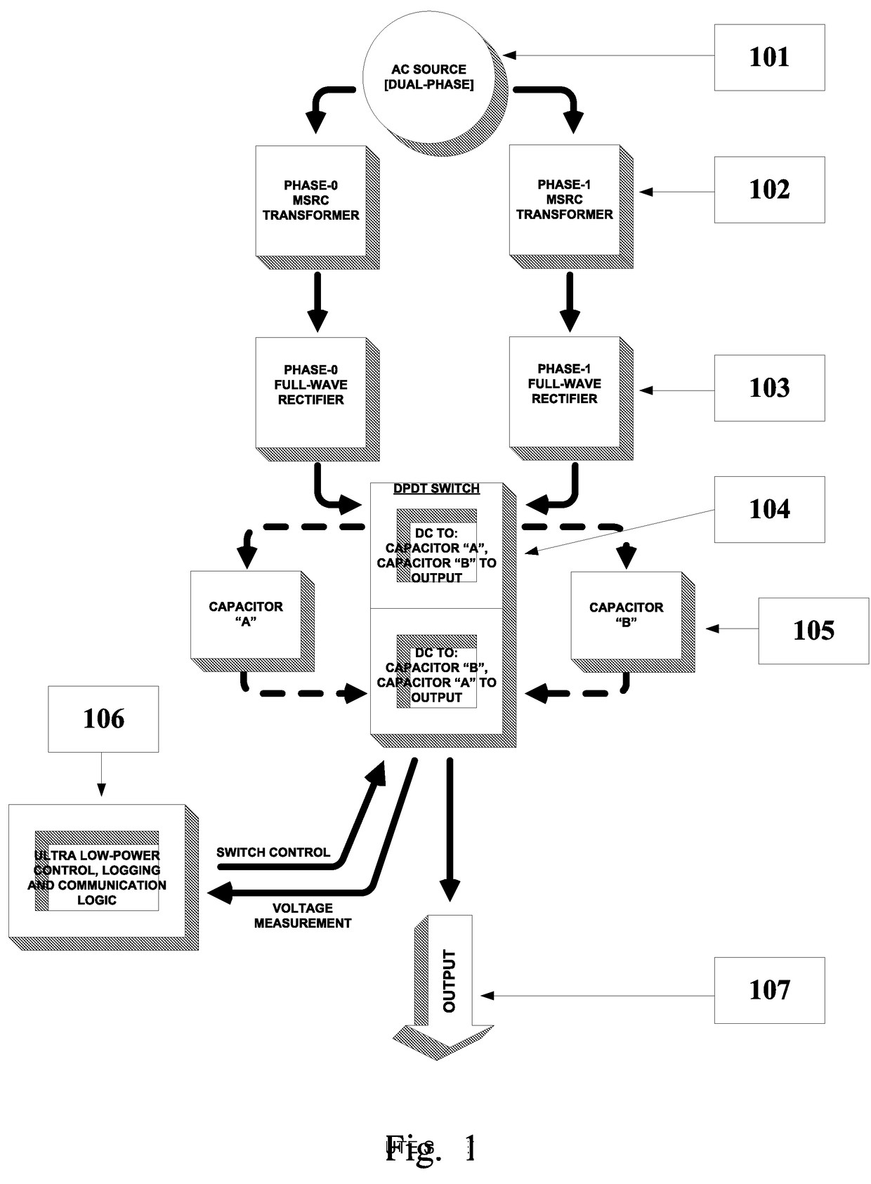 Split-phase high-efficiency reactive enhanced active transducer