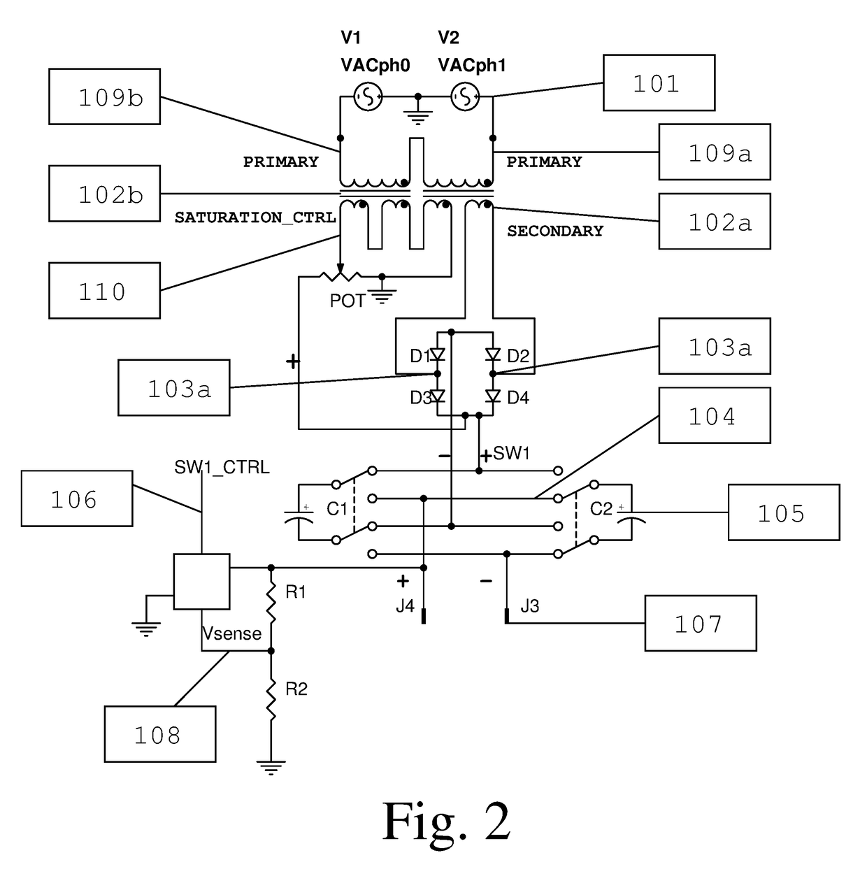 Split-phase high-efficiency reactive enhanced active transducer