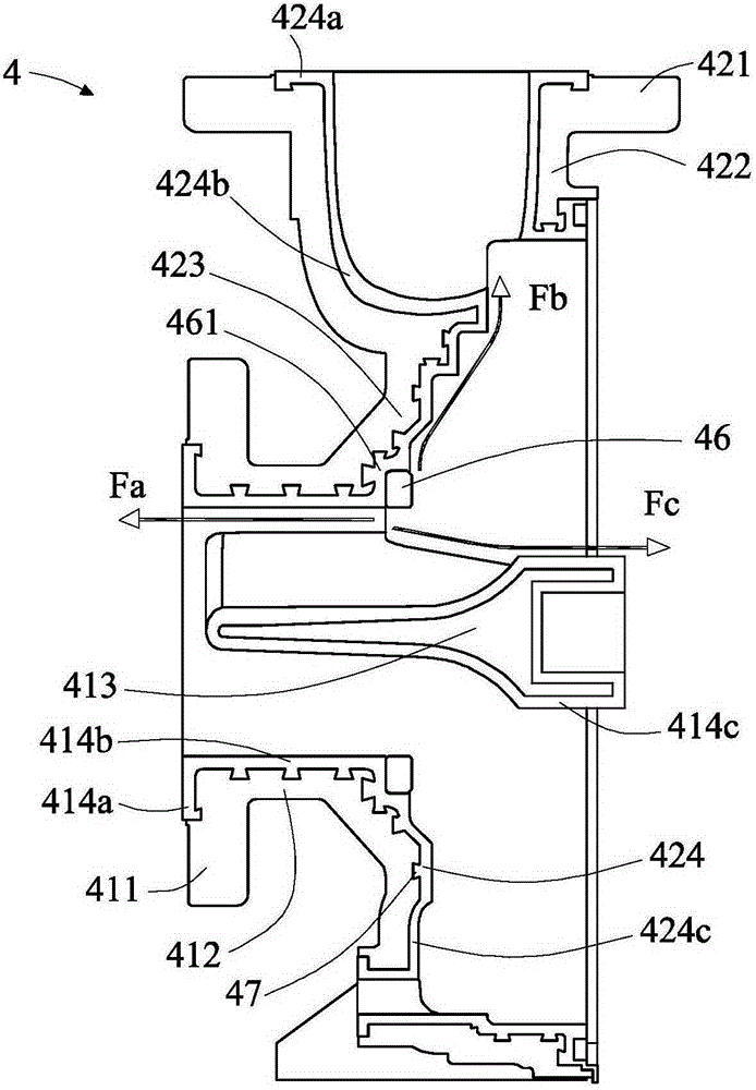 PFA lining pump shell structure