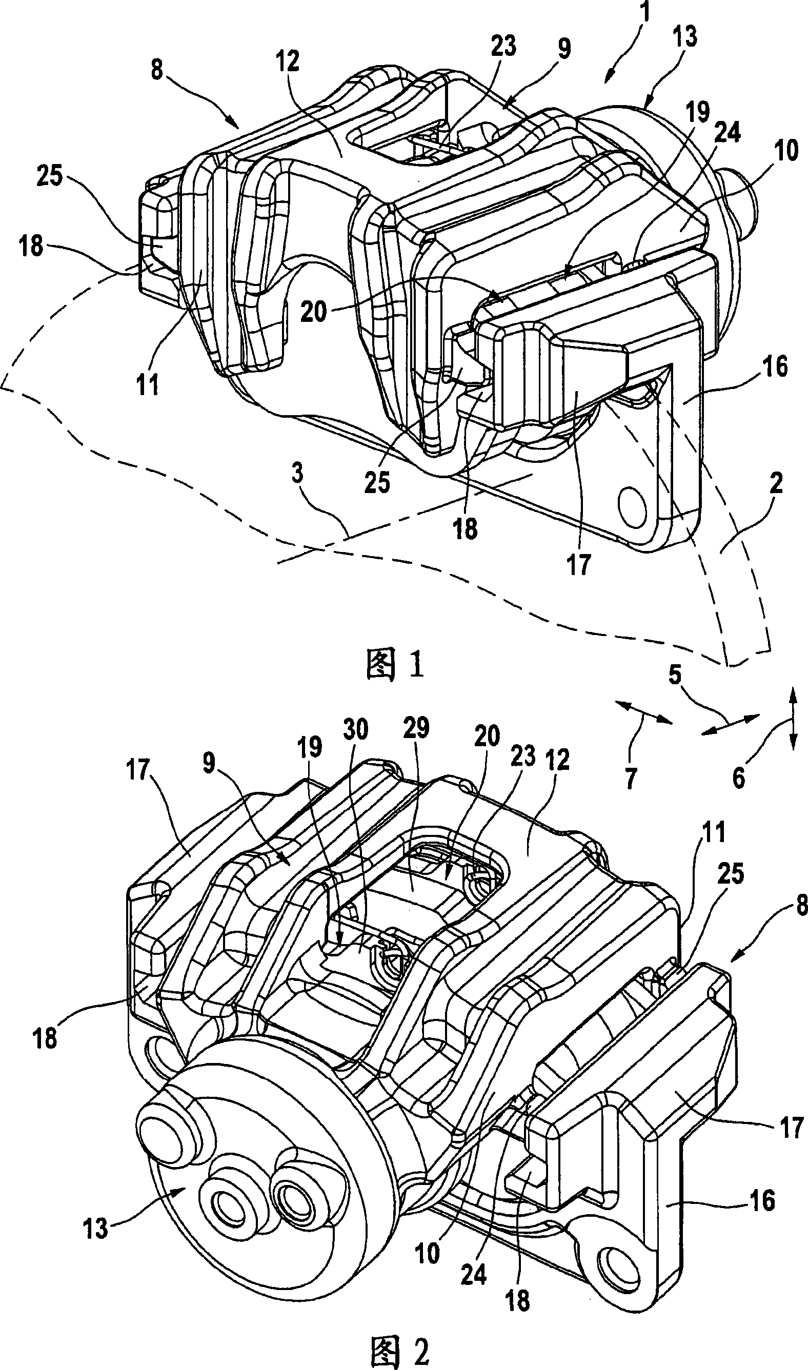 Disk brake and brake lining for the same