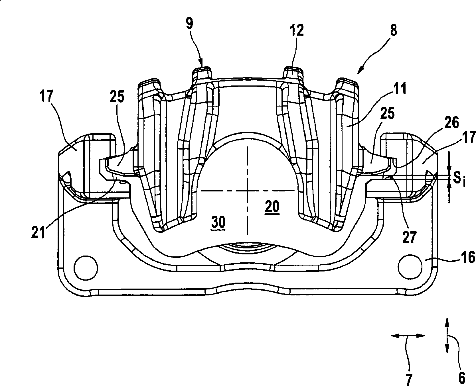 Disk brake and brake lining for the same