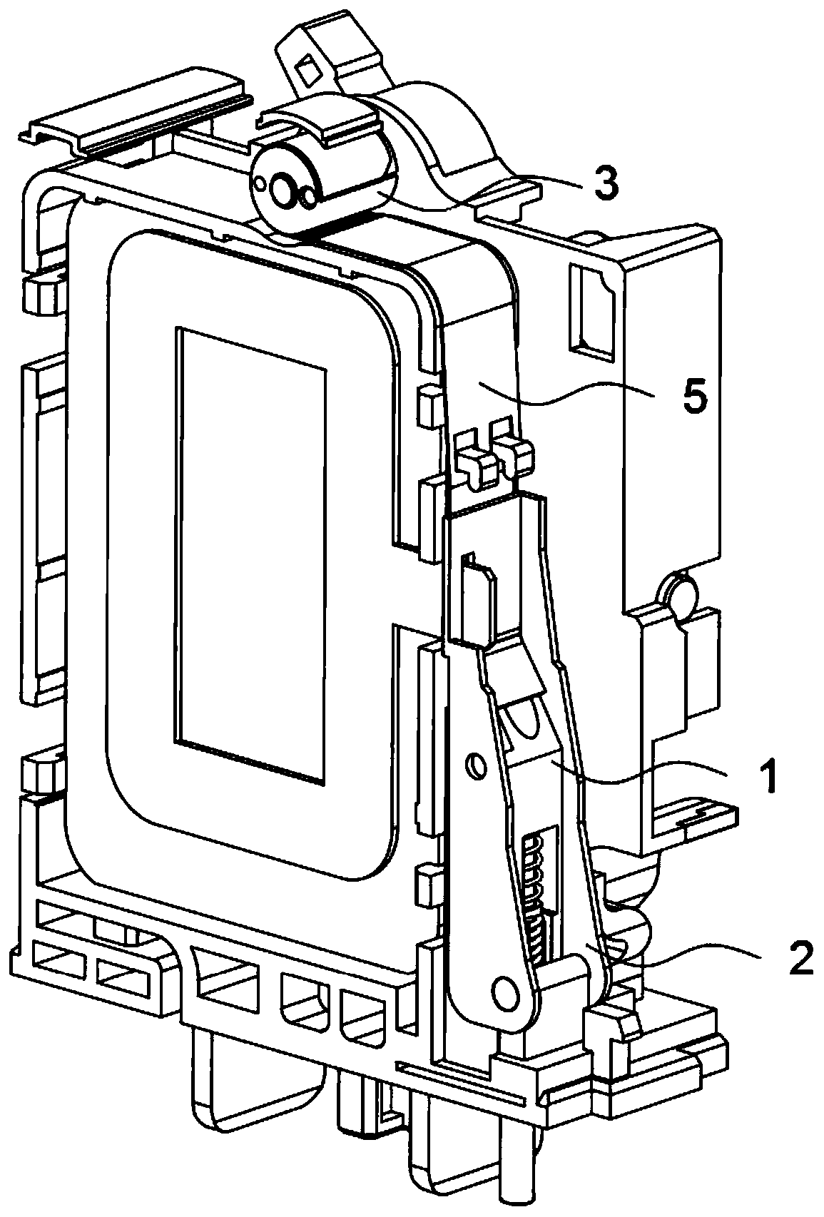 Thermal tripping structure and surge protector adopting same