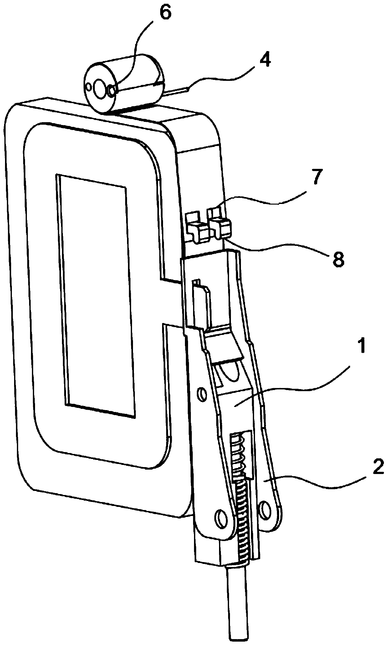 Thermal tripping structure and surge protector adopting same