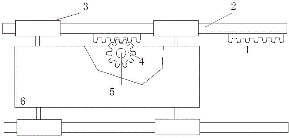 Railway car positioning system and method based on encoder and racks