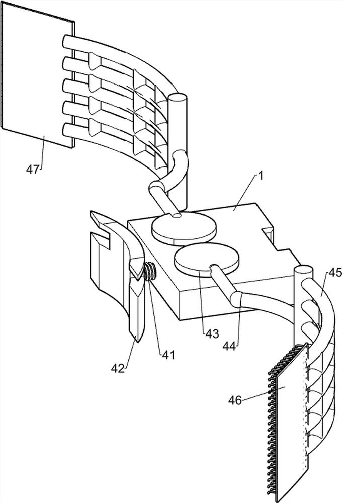 A rubber collecting device for rubber wood