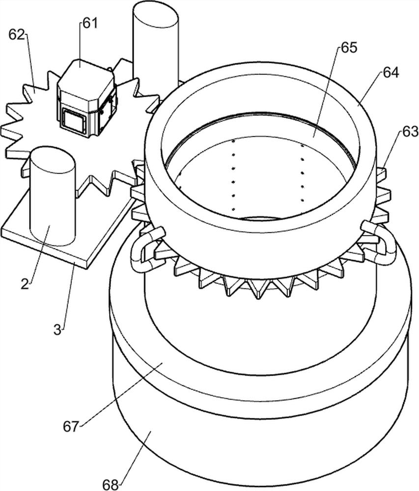 A rubber collecting device for rubber wood