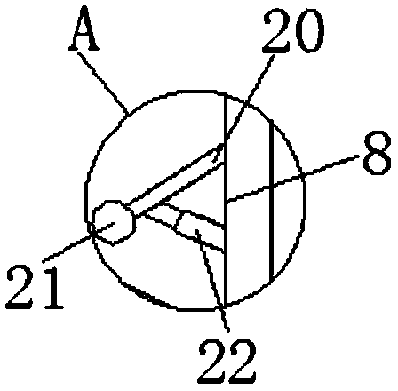 Coal grinding device with rotary discharging structure