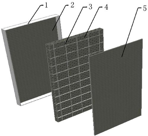 Novel energy-saving door leaf and preparation method thereof