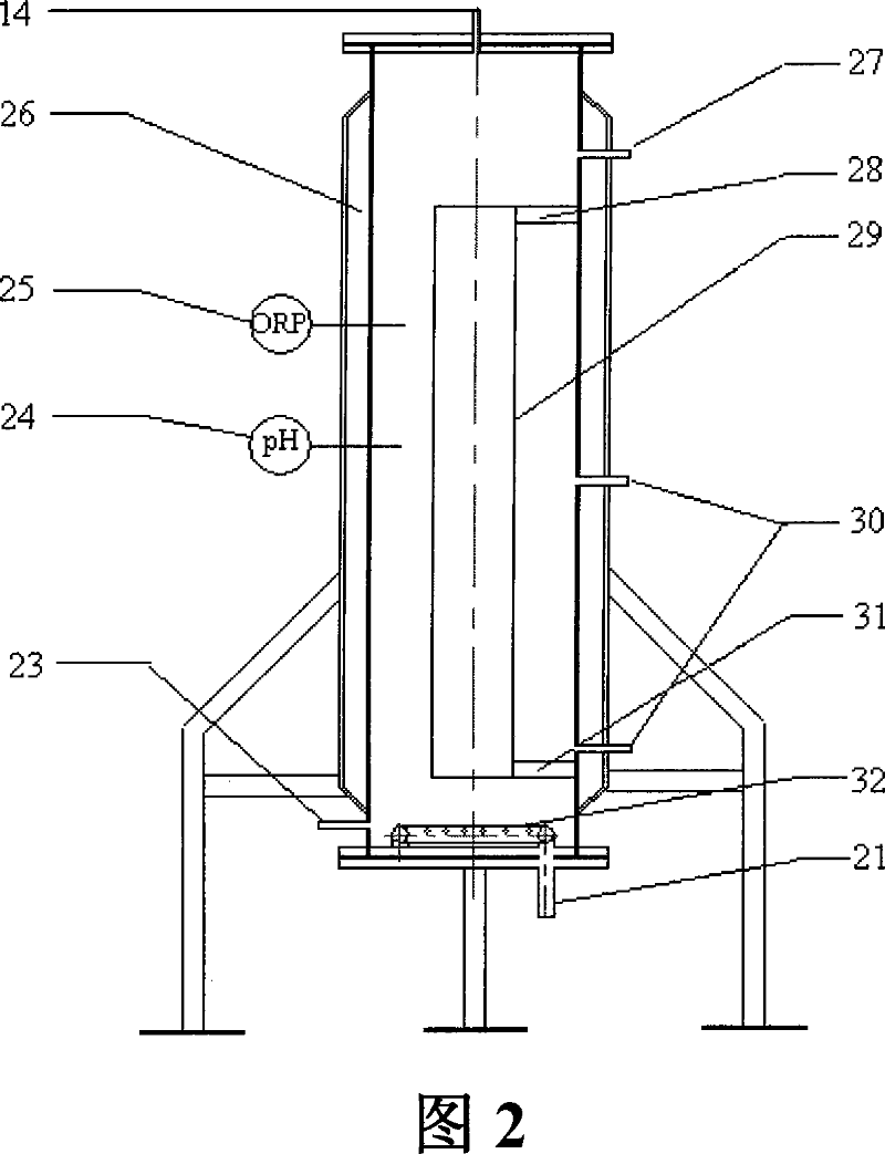 Biological desulfurizing device for transforming sulfur-containing compound to elemental sulfur