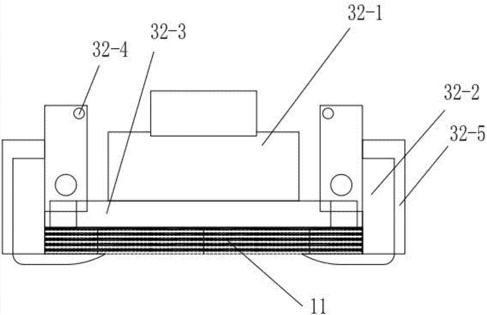 Production system for manufacturing crossbeam or auxiliary beam of wind blade by adopting pull-extrusion molded plate