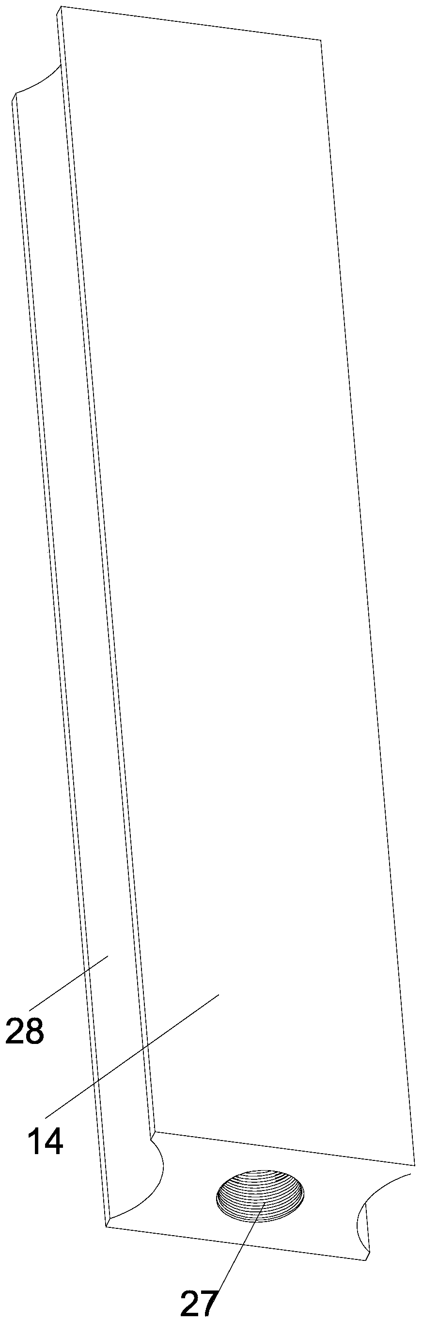 Real object and diagram rapid display device for e-commerce teaching