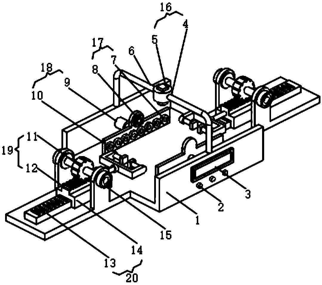 Device for testing tensile performance of high polymer material