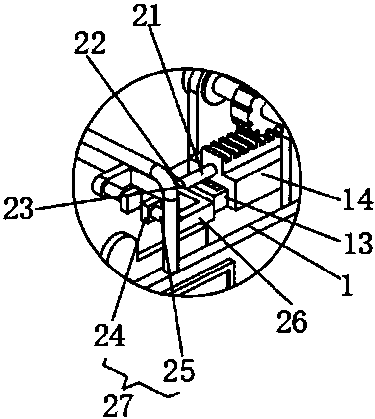 Device for testing tensile performance of high polymer material