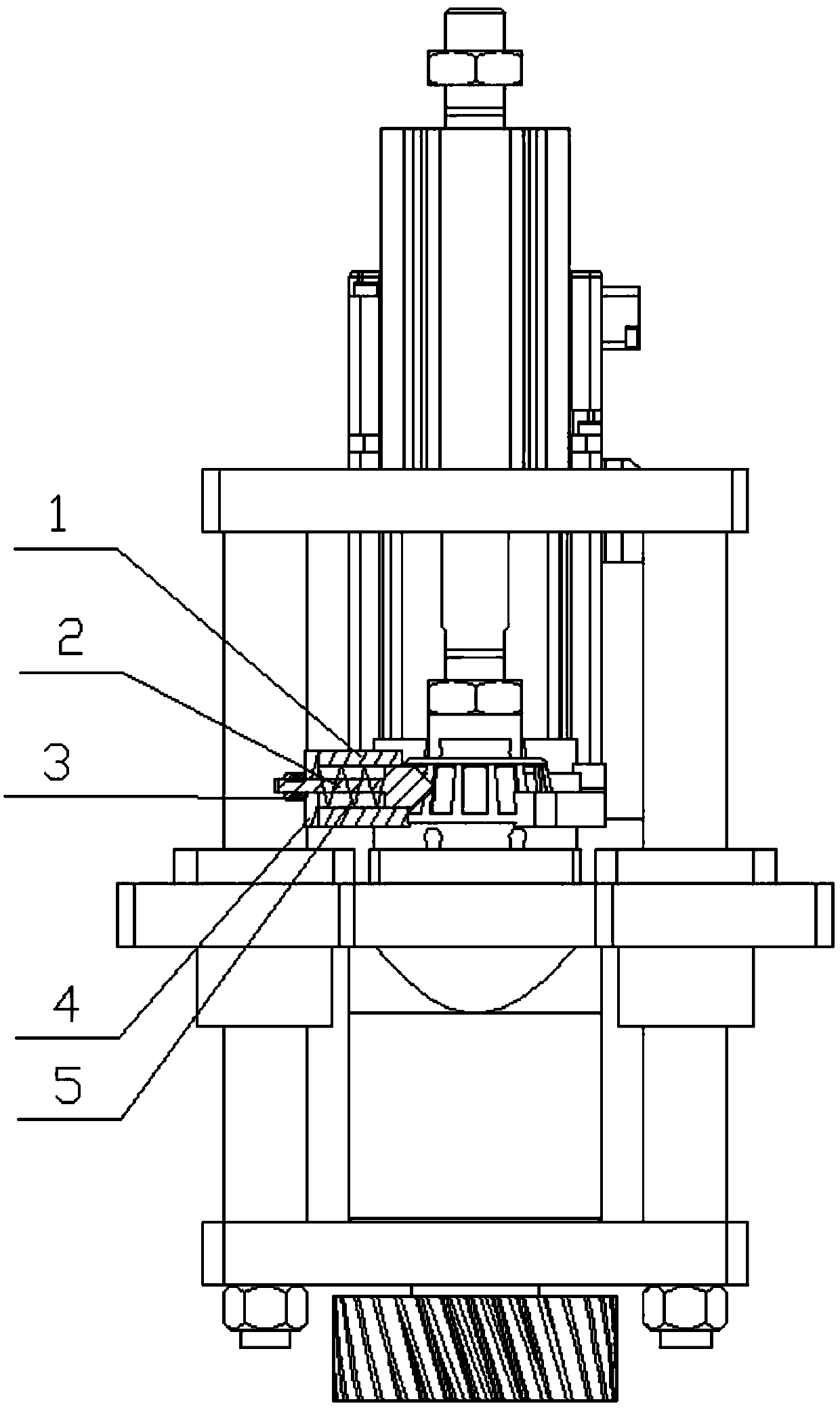 Automatic grabbing module of tapered roller bearing retainer