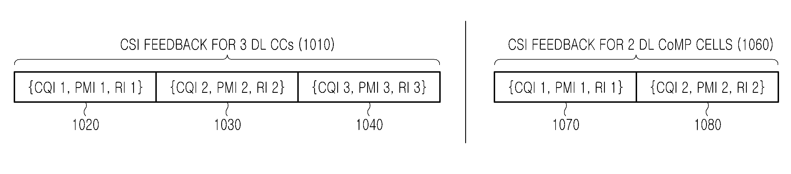 Multiplexing large payloads of control information from user equipments