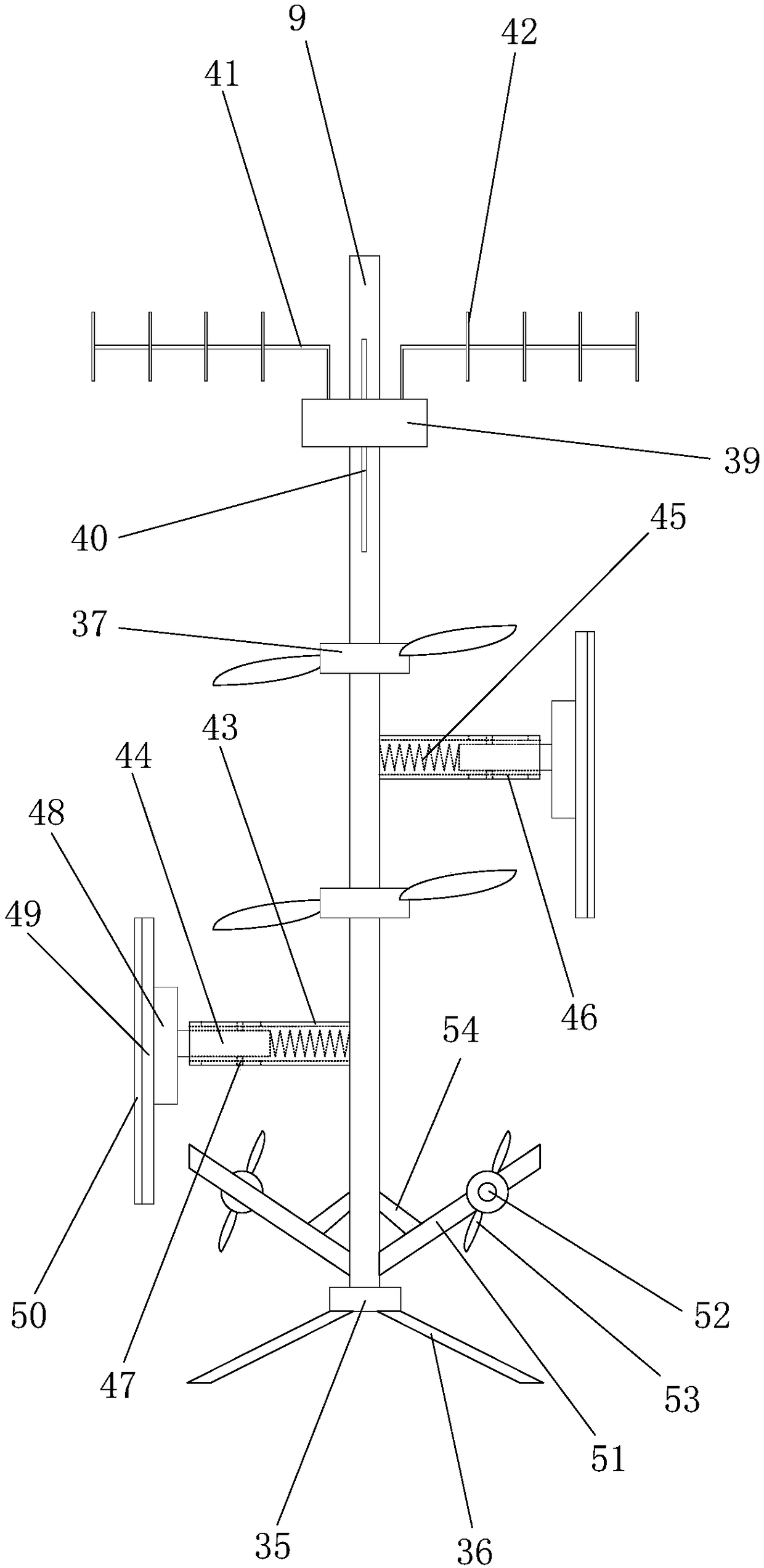 Defoaming and heat insulation biological fermentation tank