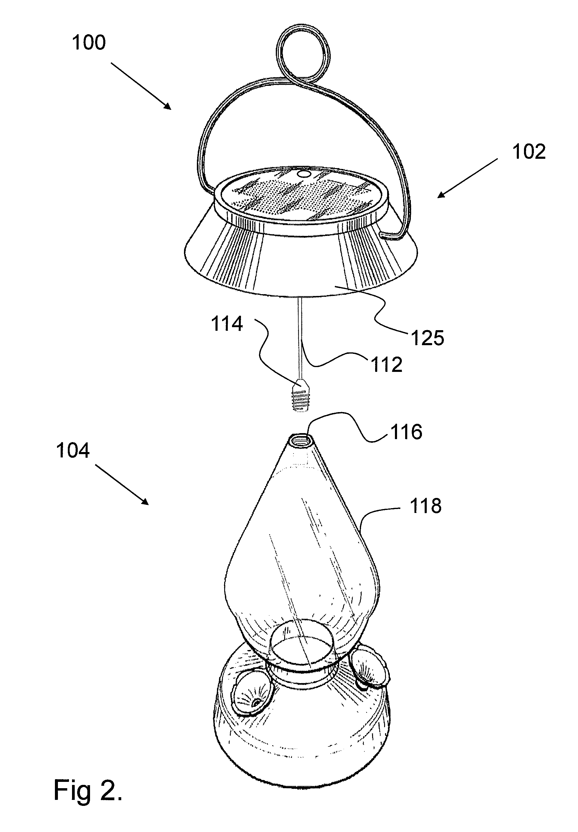 Illuminated Hummingbird Feeder