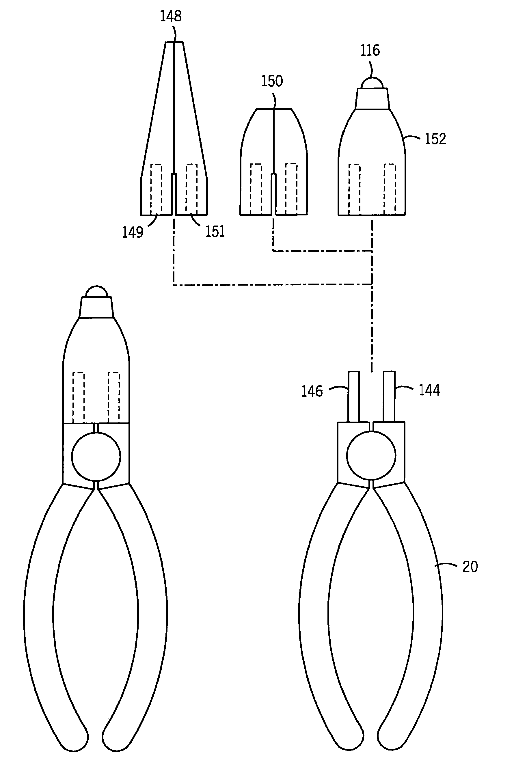 Voltage sensing hand tool