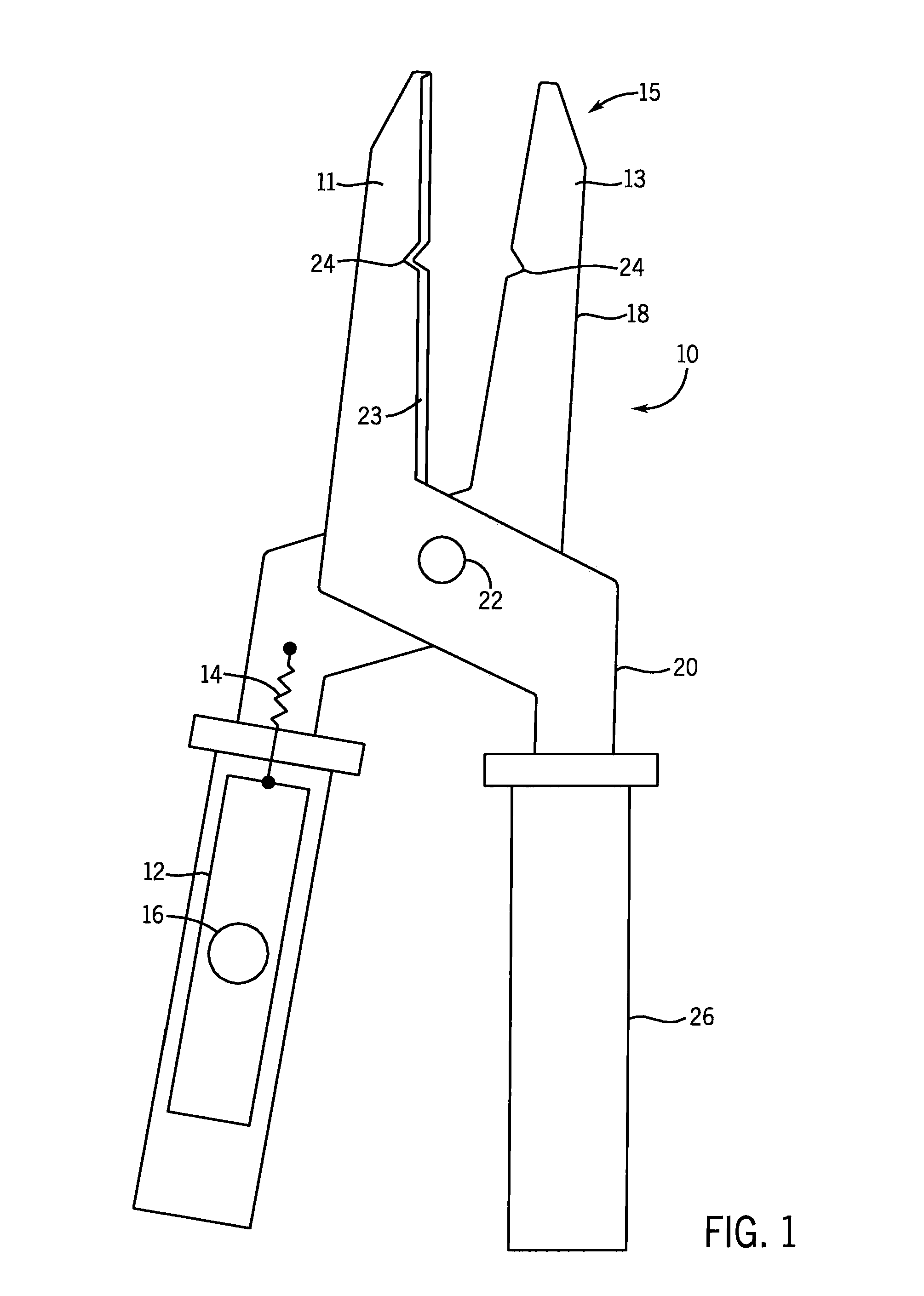 Voltage sensing hand tool