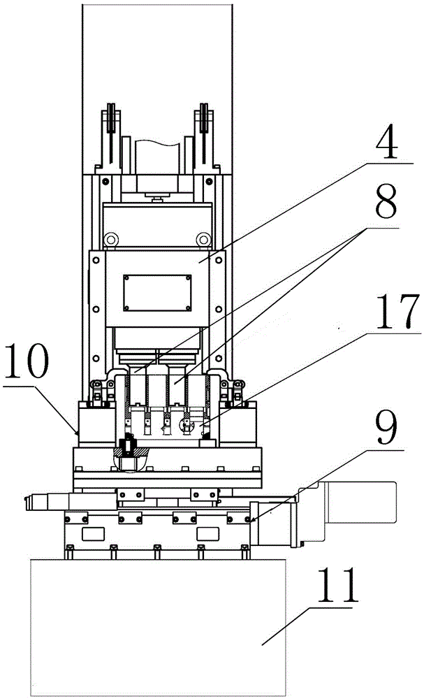 Special machine tool for multi-cylinder boring of automobile engine cylinder block