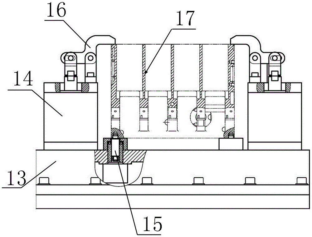 Special machine tool for multi-cylinder boring of automobile engine cylinder block