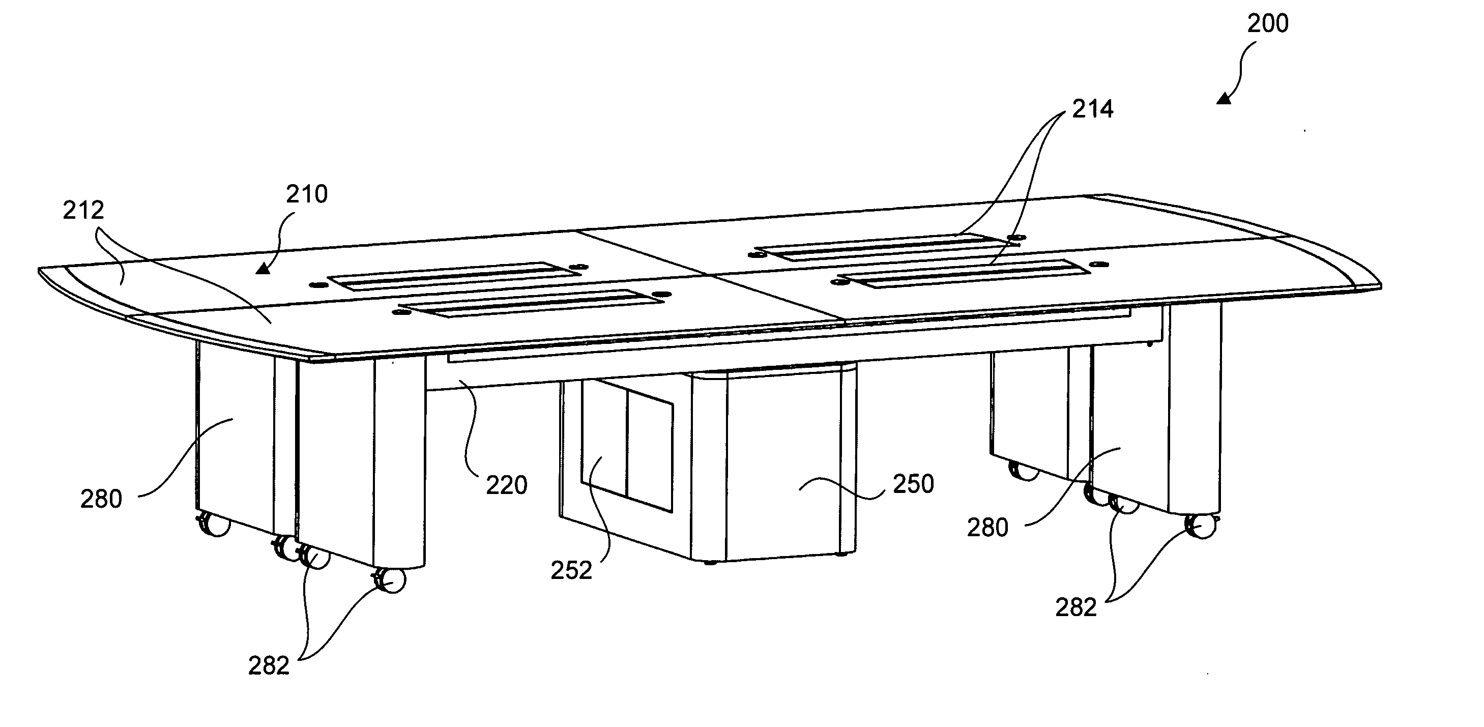 Table with multiple configurations