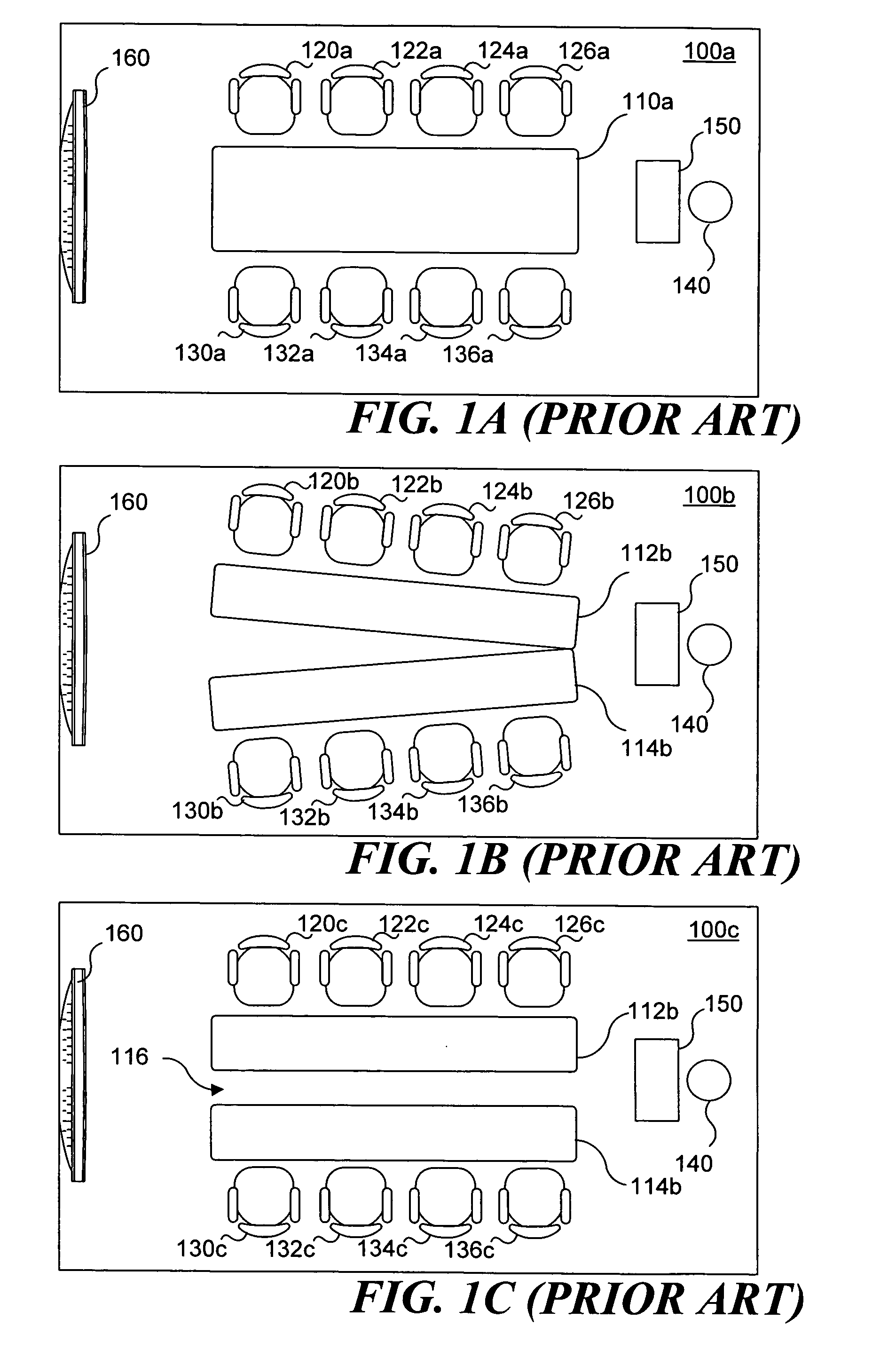 Table with multiple configurations