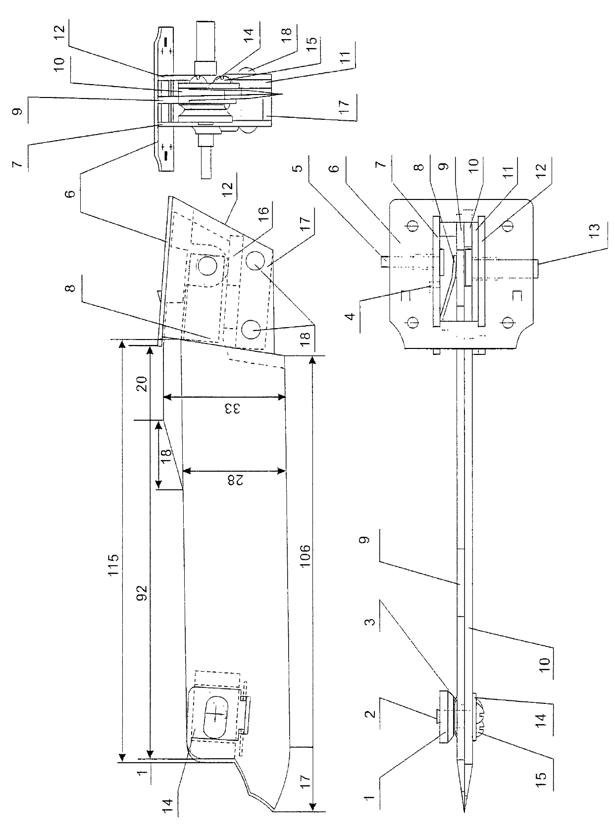 Handheld electric meat cutter